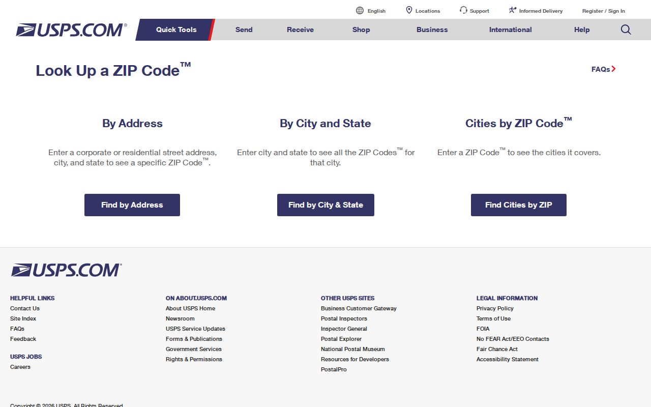 Holland Township ZIP code directory USPS address lookup
